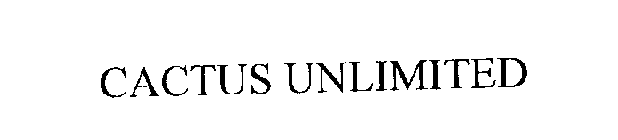 CACTUS UNLIMITED
