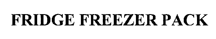 FRIDGE FREEZER PACK