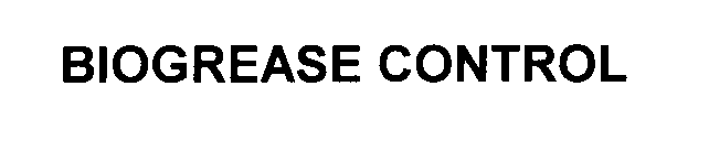 BIOGREASE CONTROL