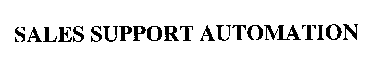 SALES SUPPORT AUTOMATION