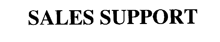 SALES SUPPORT