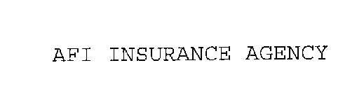 AFI INSURANCE AGENCY