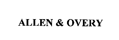 ALLEN & OVERY