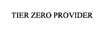 TIER ZERO PROVIDER