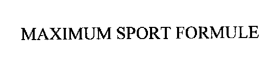 MAXIMUM SPORT FORMULE