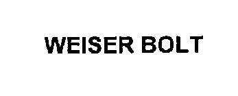 WEISER BOLT