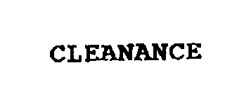 CLEANANCE