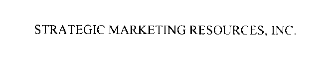 STRATEGIC MARKETING RESOURCES, INC.