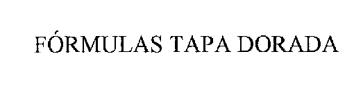 FORMULAS TAPA DORADA