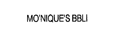 MO'NIQUE'S BBLI