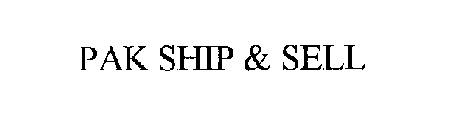 PAK SHIP & SELL