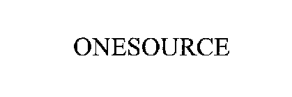 ONESOURCE