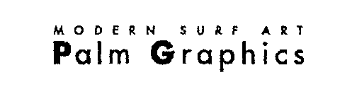 MODERN SURF ART PALM GRAPHICS