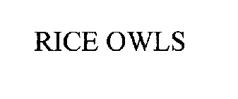 RICE OWLS