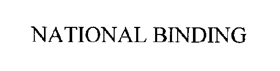 NATIONAL BINDING