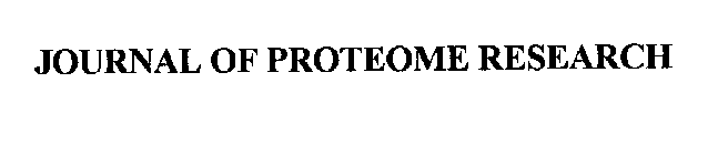 JOURNAL OF PROTEOME RESEARCH