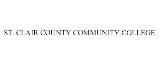 ST. CLAIR COUNTY COMMUNITY COLLEGE