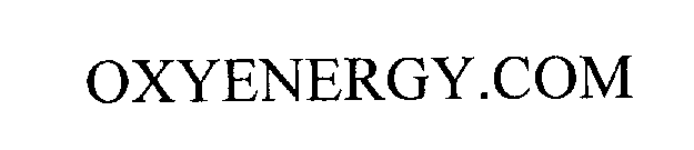 OXYENERGY.COM