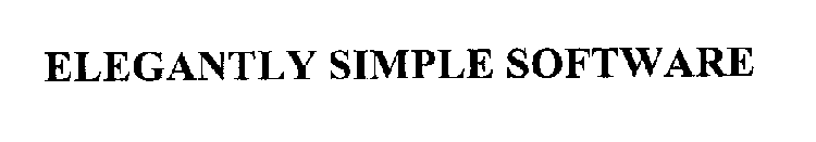 ELEGANTLY SIMPLE SOFTWARE