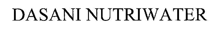 DASANI NUTRIWATER