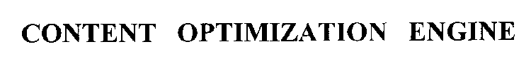 CONTENT OPTIMIZATION ENGINE