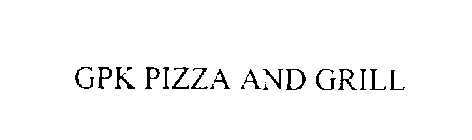 GPK PIZZA AND GRILL
