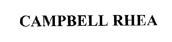 CAMPBELL RHEA