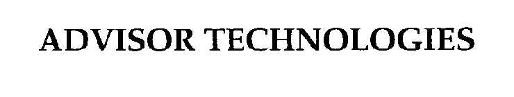 ADVISOR TECHNOLOGIES