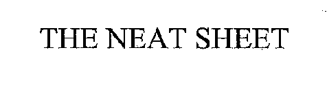 THE NEAT SHEET