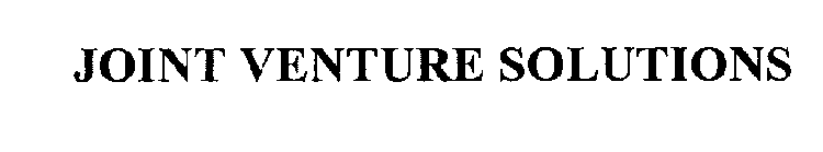 JOINT VENTURE SOLUTIONS