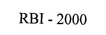 RBI - 2000