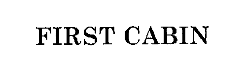 FIRST CABIN