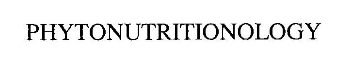 PHYTONUTRITIONOLOGY