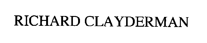 RICHARD CLAYDERMAN
