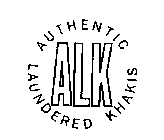 ALK AUTHENTIC LAUNDERED KHAKIS