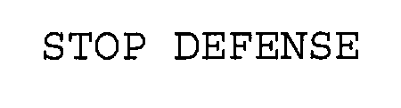 STOP DEFENSE