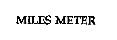 MILES METER