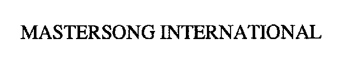 MASTERSONG INTERNATIONAL