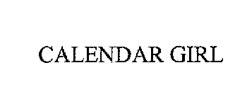 CALENDAR GIRL