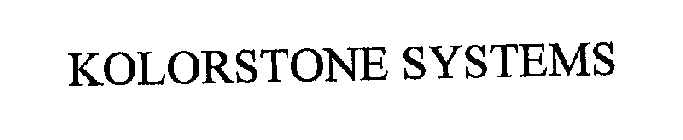KOLORSTONE SYSTEMS