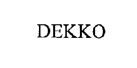 DEKKO