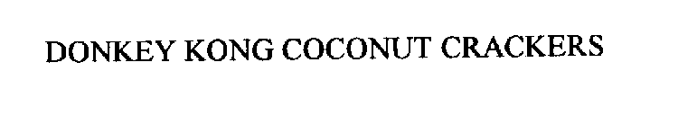 DONKEY KONG COCONUT CRACKERS