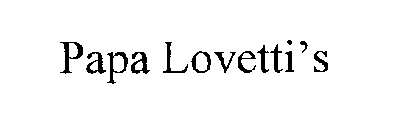 PAPA LOVETTI'S