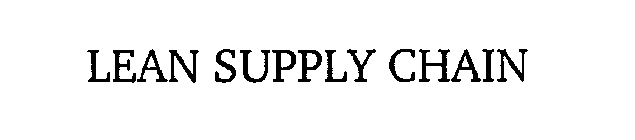 LEAN SUPPLY CHAIN