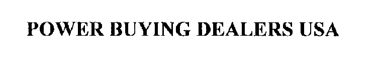 POWER BUYING DEALERS USA