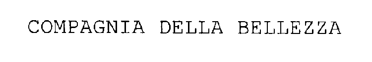 COMPAGNIA DELLA BELLEZZA