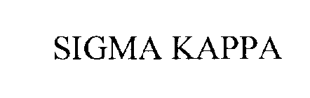 SIGMA KAPPA