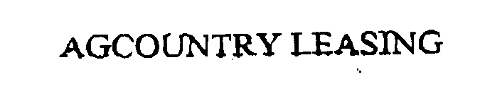 AGCOUNTRY LEASING