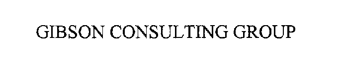 GIBSON CONSULTING GROUP