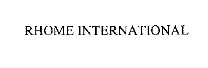 RHOME INTERNATIONAL